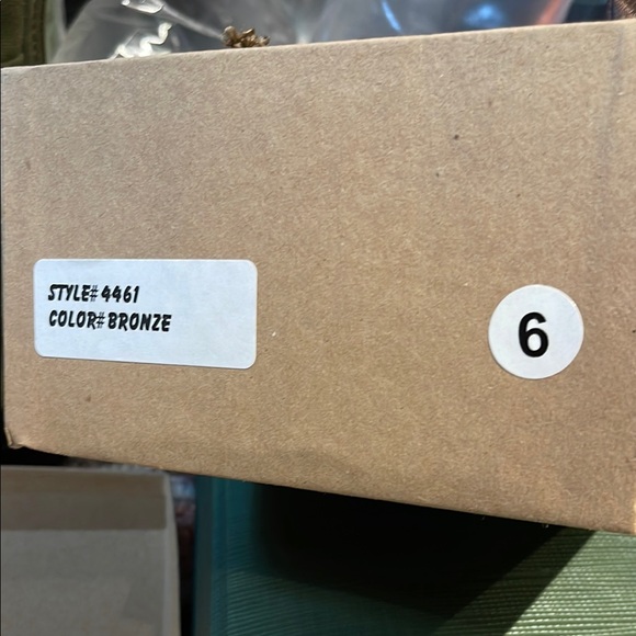 Mystique Boutique Women's Beaded Sandals - Brown - Picture 3 of 3